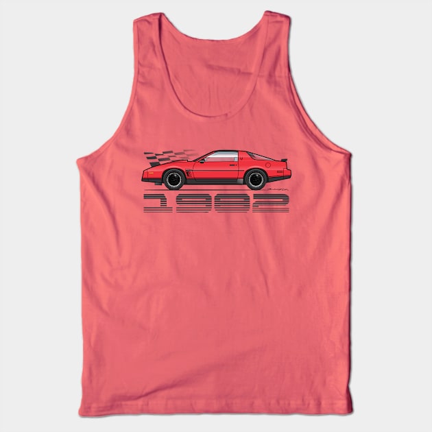 red 82 Tank Top by JRCustoms44